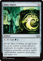 Simic Signet [Duskmourn: House of Horror Commander] | Gear Gaming Fayetteville