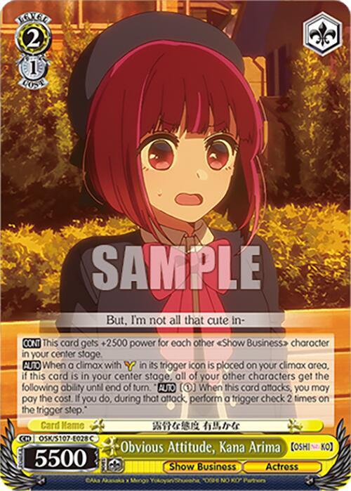 Obvious Attitude, Kana Arima - [[OSHI NO KO]] | Gear Gaming Fayetteville