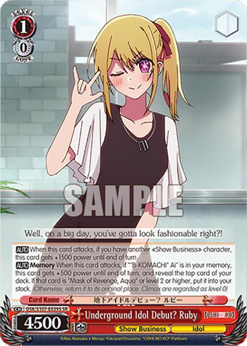 Underground Idol Debut? Ruby (SR) - [[OSHI NO KO]] | Gear Gaming Fayetteville