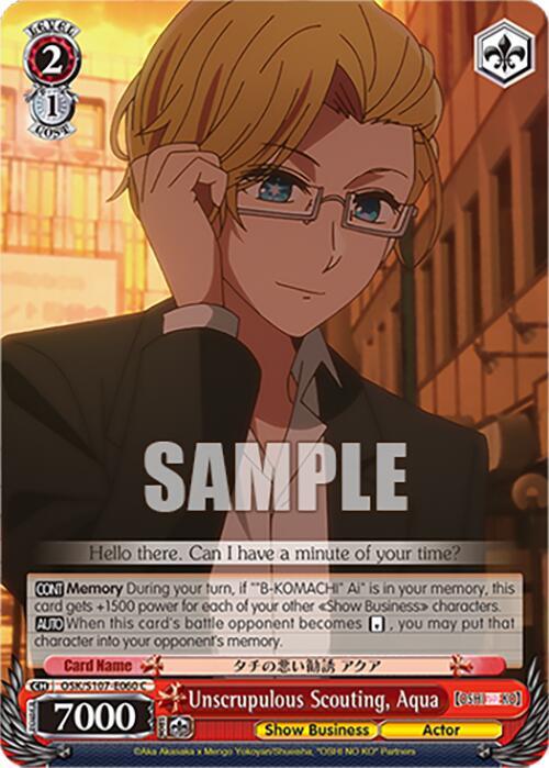 Unscrupulous Scouting, Aqua - [[OSHI NO KO]] | Gear Gaming Fayetteville