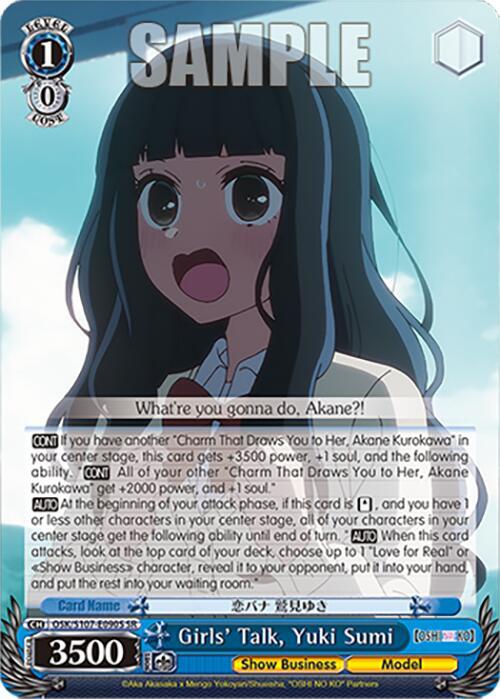 Girls' Talk, Yuki Sumi (SR) - [[OSHI NO KO]] | Gear Gaming Fayetteville
