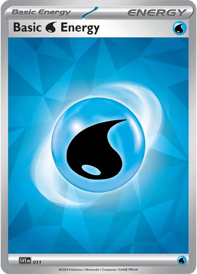 Basic Water Energy (011)(Holo) [Scarlet & Violet: Stellar Crown] | Gear Gaming Fayetteville