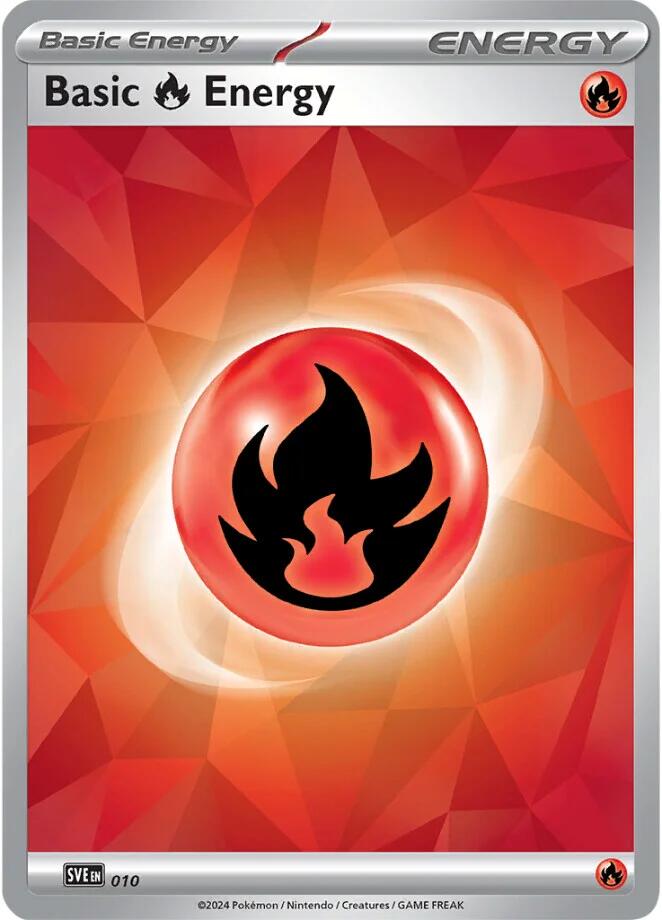 Basic Fire Energy (010)(Holo) [Scarlet & Violet: Stellar Crown] | Gear Gaming Fayetteville