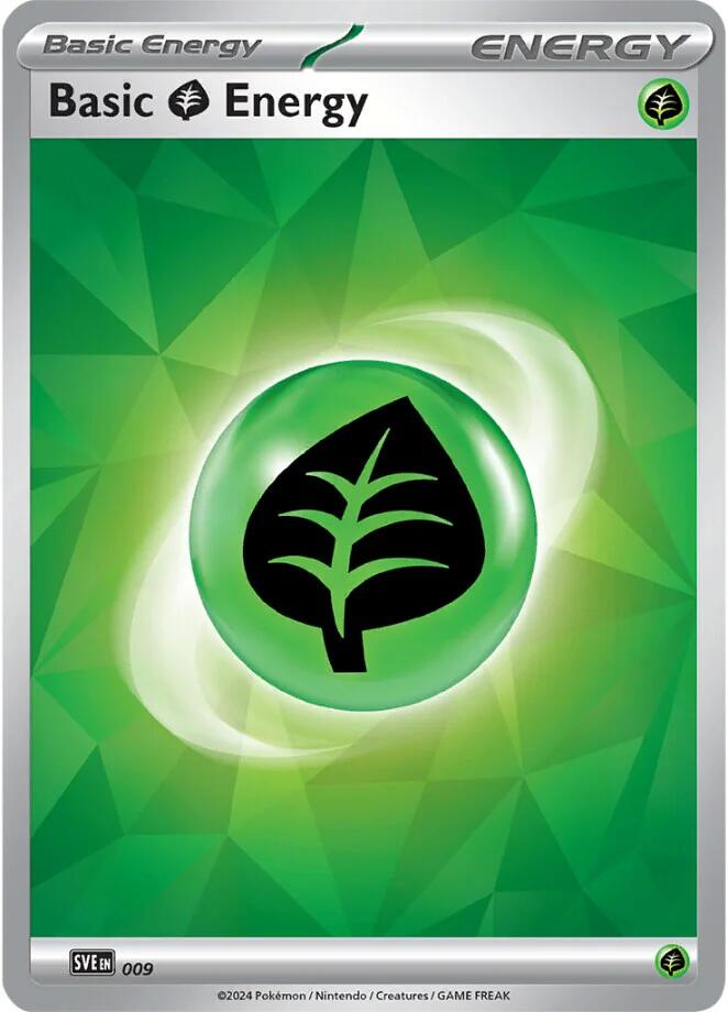 Basic Grass Energy (009)(Holo) [Scarlet & Violet: Stellar Crown] | Gear Gaming Fayetteville