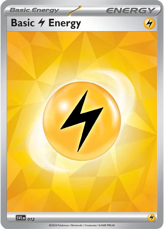 Basic Lightning Energy (012)(Holo) [Scarlet & Violet: Stellar Crown] | Gear Gaming Fayetteville