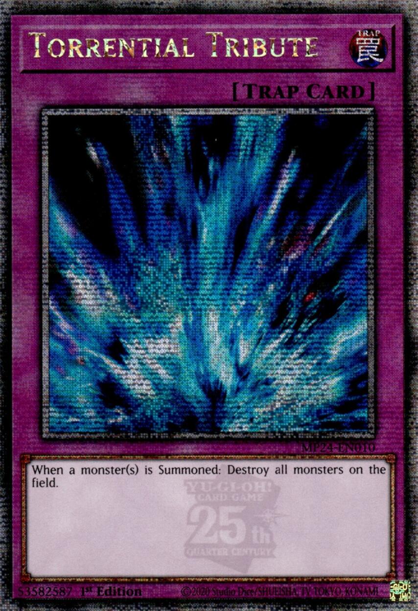 Torrential Tribute [MP24-EN010] Quarter Century Secret Rare | Gear Gaming Fayetteville