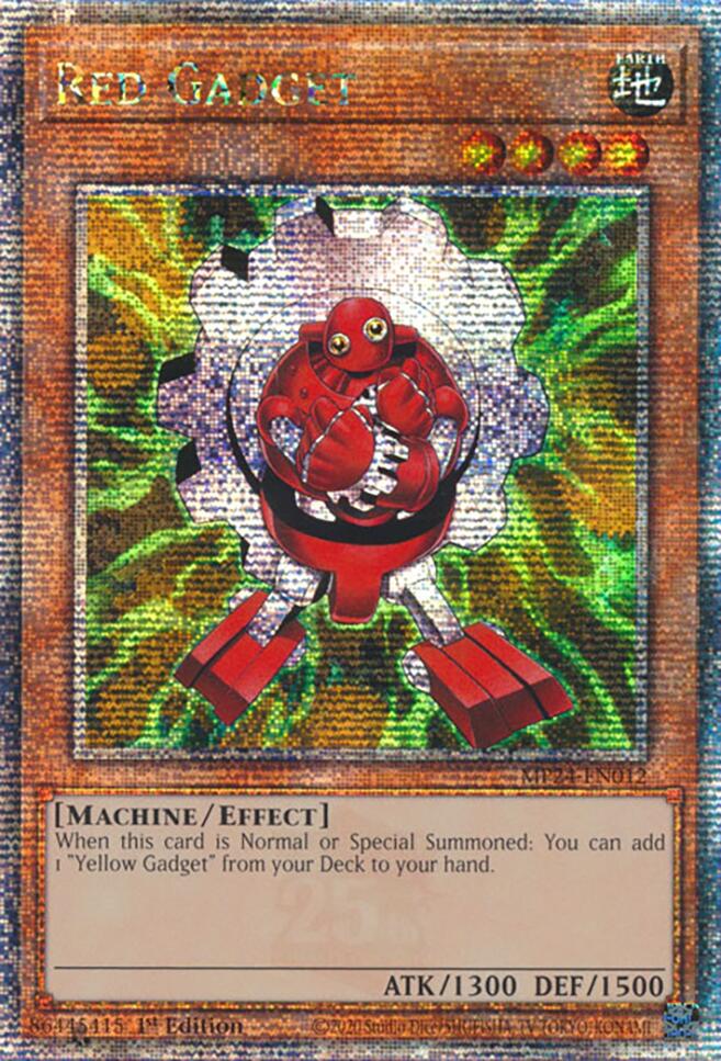 Red Gadget [MP24-EN012] Quarter Century Secret Rare | Gear Gaming Fayetteville