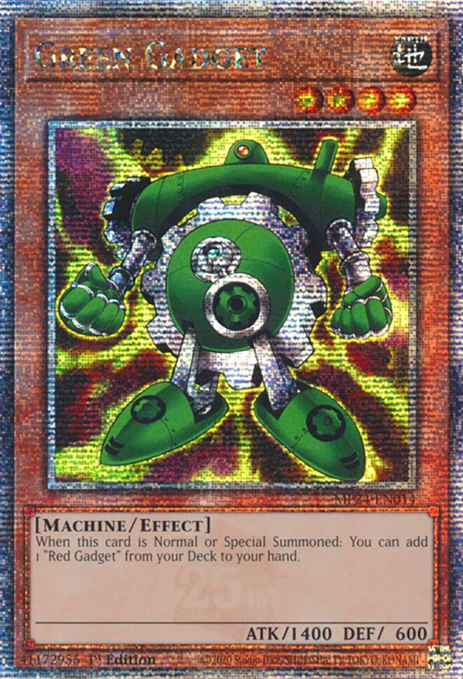 Green Gadget [MP24-EN014] Quarter Century Secret Rare | Gear Gaming Fayetteville