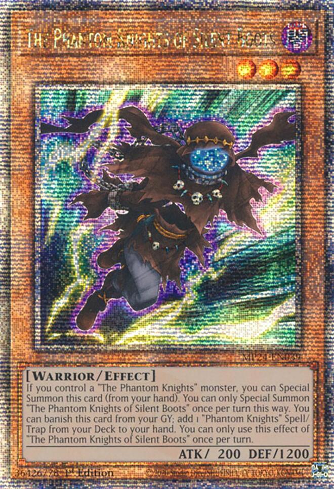 The Phantom Knights of Silent Boots [MP24-EN039] Quarter Century Secret Rare | Gear Gaming Fayetteville