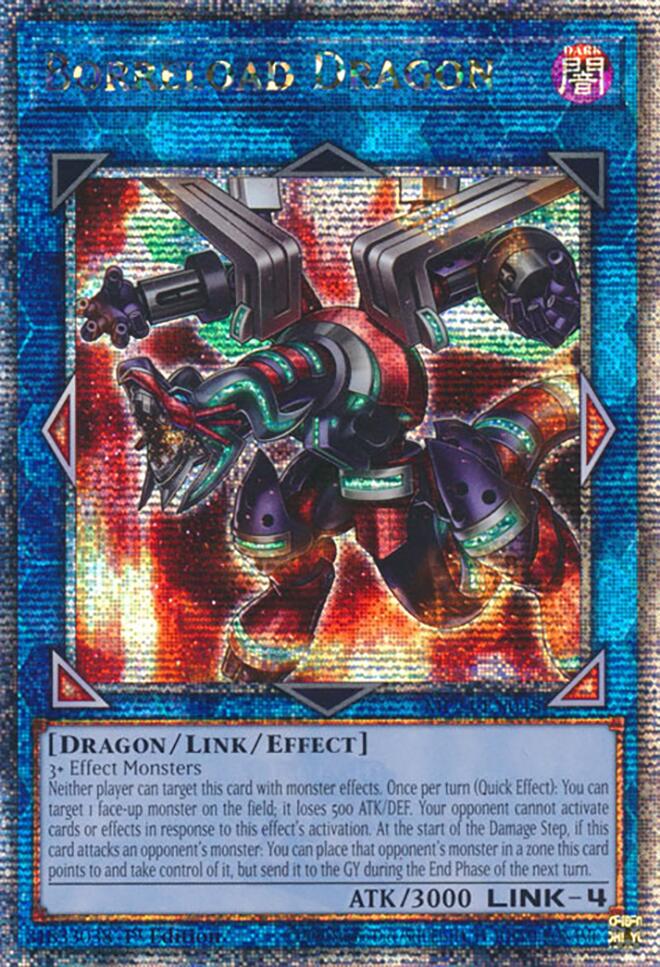 Borreload Dragon (Alternate Art) [MP24-EN048] Quarter Century Secret Rare | Gear Gaming Fayetteville