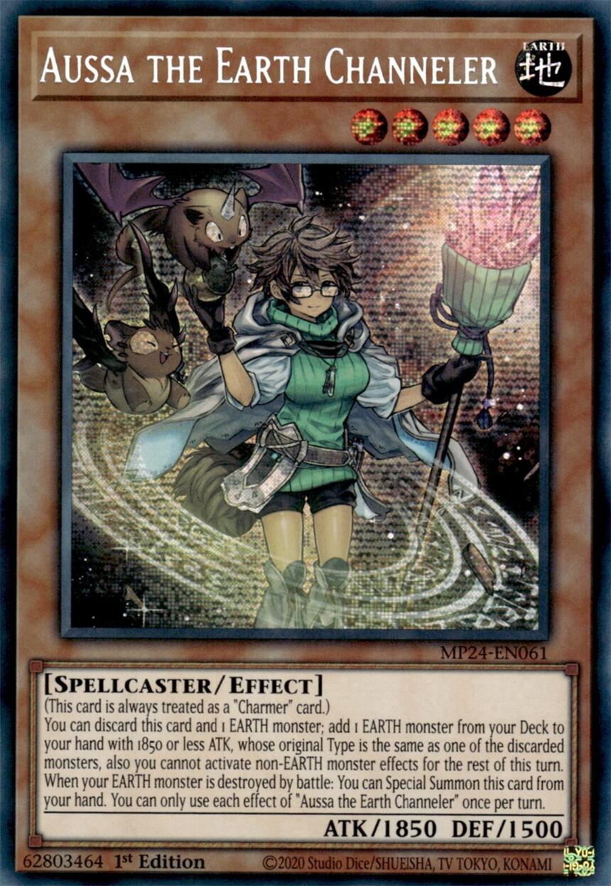 Aussa the Earth Channeler [MP24-EN061] Prismatic Secret Rare | Gear Gaming Fayetteville