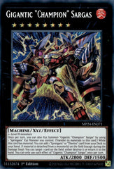 Gigantic "Champion" Sargas [MP24-EN071] Prismatic Secret Rare | Gear Gaming Fayetteville