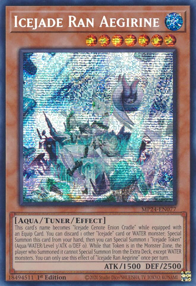 Icejade Ran Aegirine [MP24-EN077] Prismatic Secret Rare | Gear Gaming Fayetteville