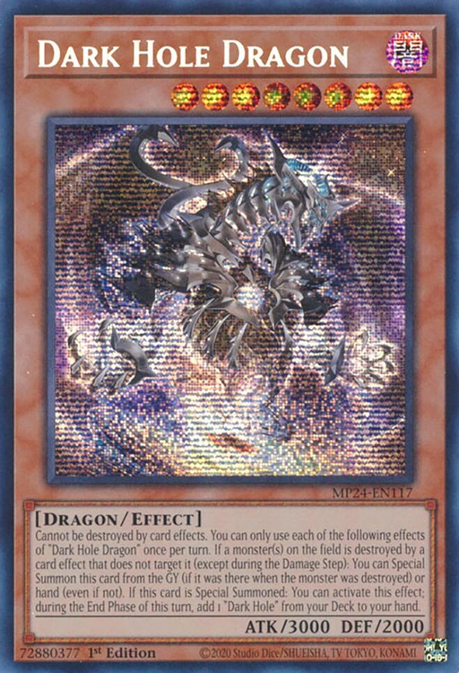 Dark Hole Dragon [MP24-EN117] Prismatic Secret Rare | Gear Gaming Fayetteville