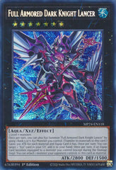 Full Armored Dark Knight Lancer [MP24-EN118] Prismatic Secret Rare | Gear Gaming Fayetteville