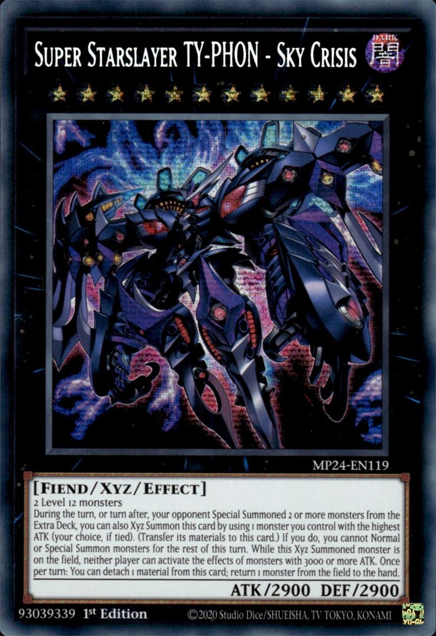 Super Starslayer TY-PHON - Sky Crisis [MP24-EN119] Prismatic Secret Rare | Gear Gaming Fayetteville