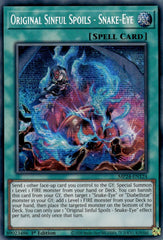 Original Sinful Spoils - Snake-Eye [MP24-EN124] Prismatic Secret Rare | Gear Gaming Fayetteville