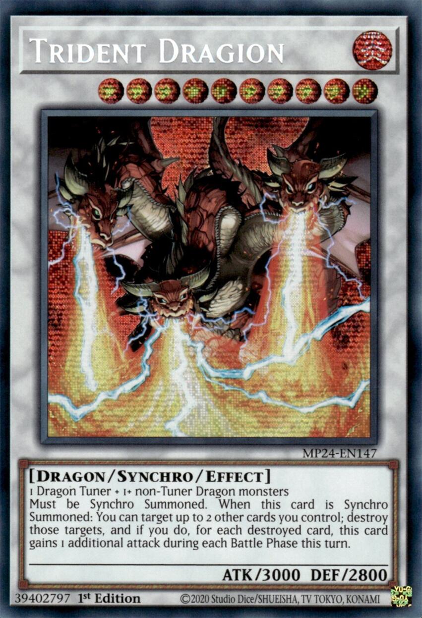 Trident Dragion [MP24-EN147] Prismatic Secret Rare | Gear Gaming Fayetteville