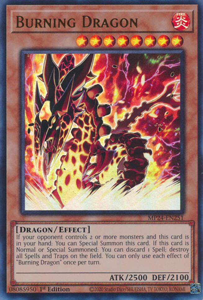 Burning Dragon [MP24-EN251] Ultra Rare | Gear Gaming Fayetteville