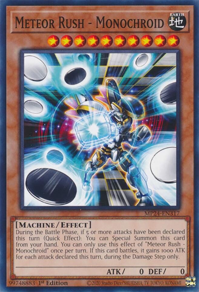 Meteor Rush - Monochroid [MP24-EN317] Common | Gear Gaming Fayetteville