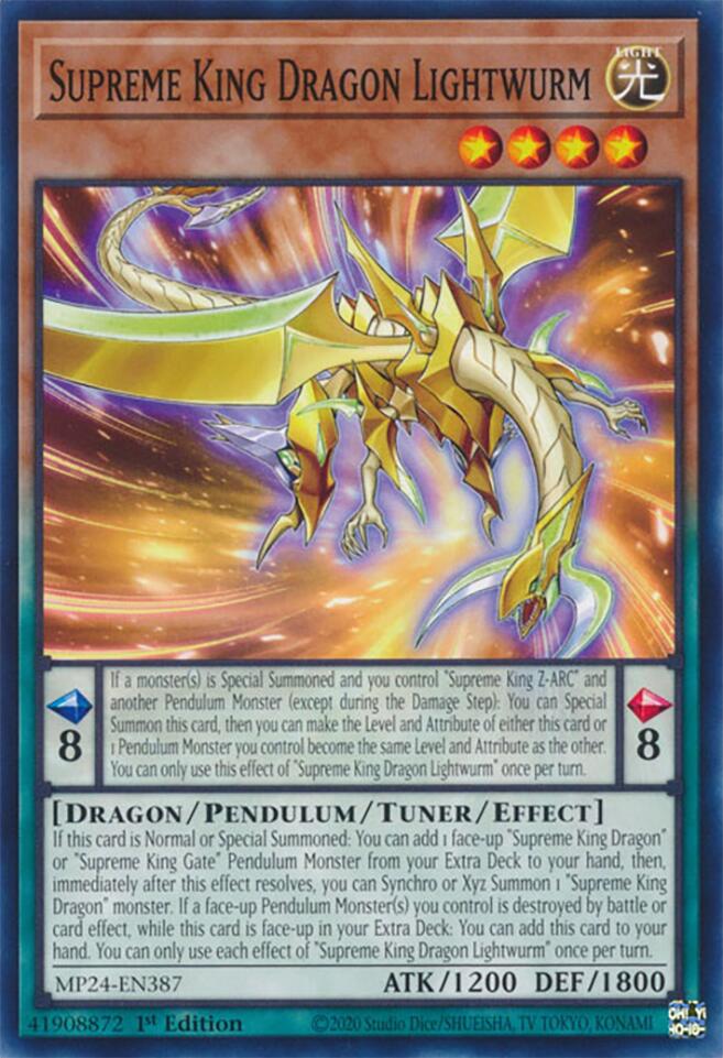 Supreme King Dragon Lightwurm [MP24-EN387] Common | Gear Gaming Fayetteville