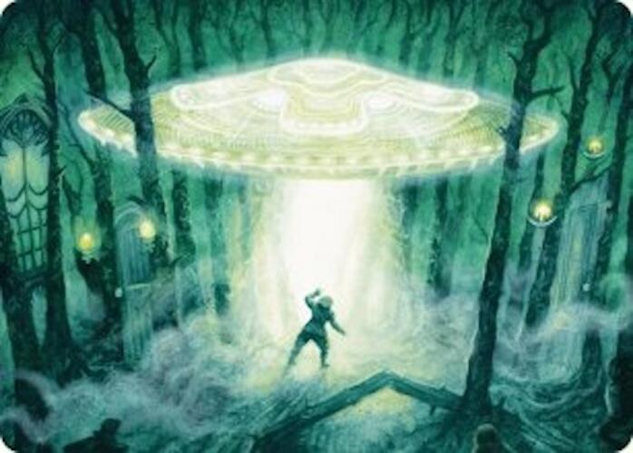 Unidentified Hovership Art Card [Duskmourn: House of Horror Art Series] | Gear Gaming Fayetteville