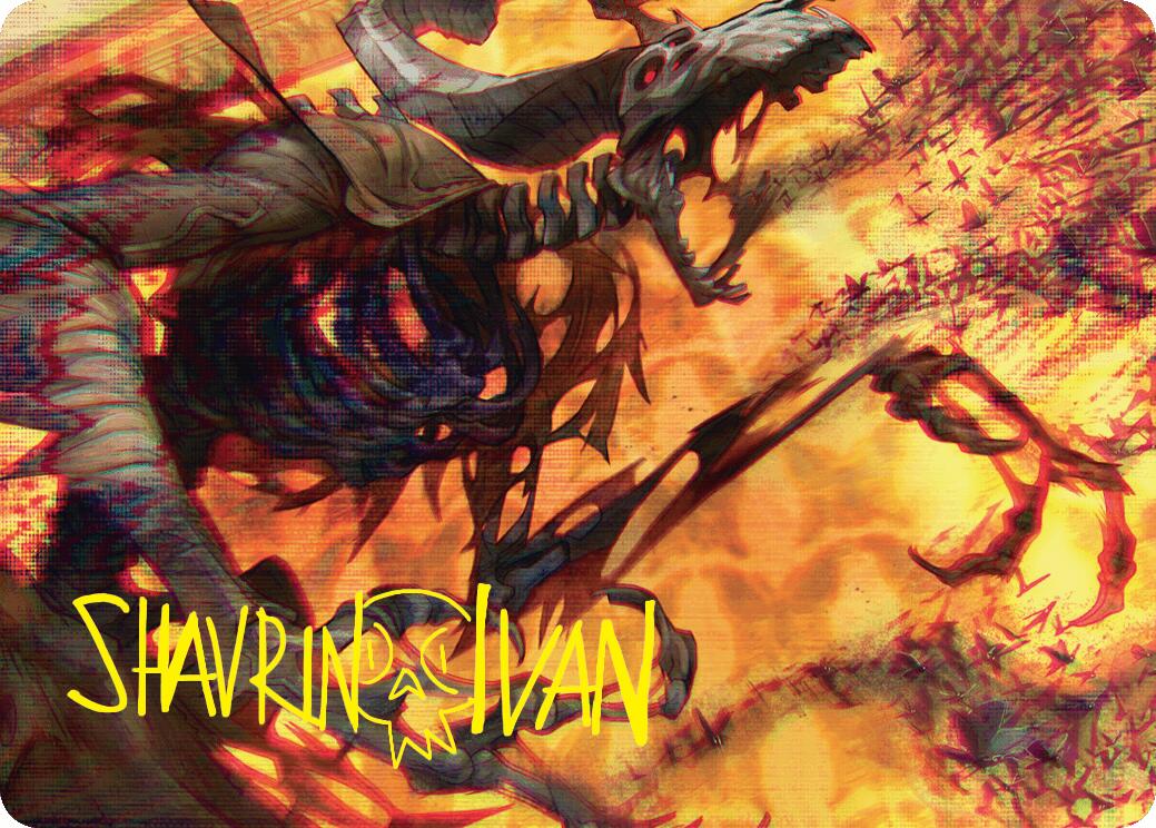 Unwanted Remake Art Card (Gold-Stamped Signature) [Duskmourn: House of Horror Art Series] | Gear Gaming Fayetteville