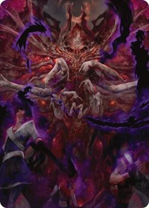 Damnation Art Card [Duskmourn: House of Horror Art Series] | Gear Gaming Fayetteville
