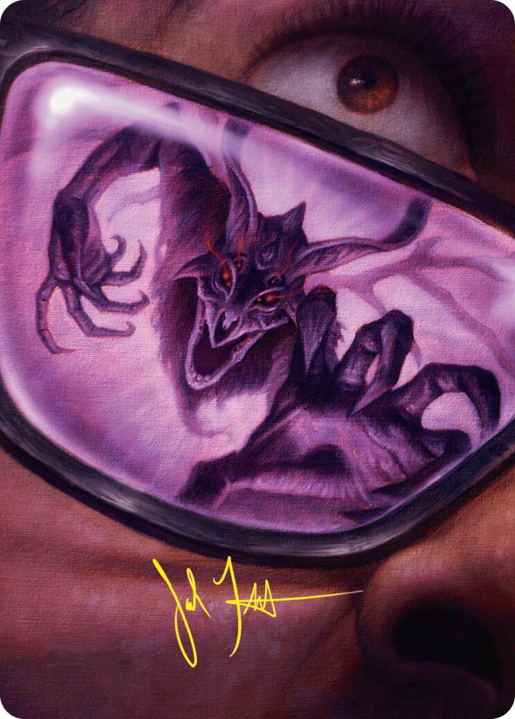 Doomsday Excruciator Art Card (Gold-Stamped Signature) [Duskmourn: House of Horror Art Series] | Gear Gaming Fayetteville