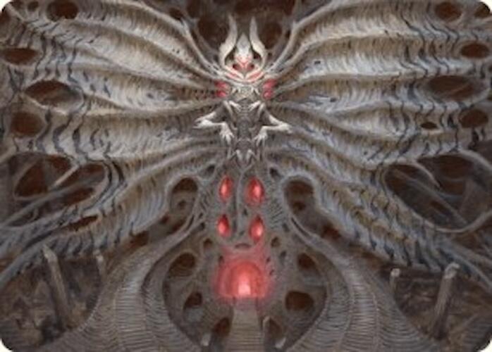 Valgavoth, Terror Eater Art Card [Duskmourn: House of Horror Art Series] | Gear Gaming Fayetteville