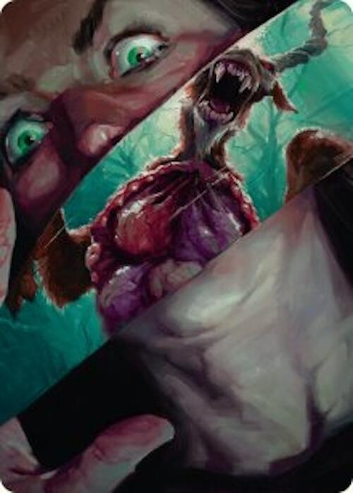 Hauntwoods Shrieker Art Card [Duskmourn: House of Horror Art Series] | Gear Gaming Fayetteville