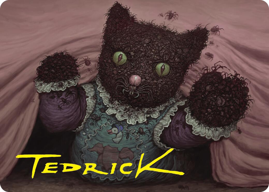 Twitching Doll Art Card (Gold-Stamped Signature) [Duskmourn: House of Horror Art Series] | Gear Gaming Fayetteville