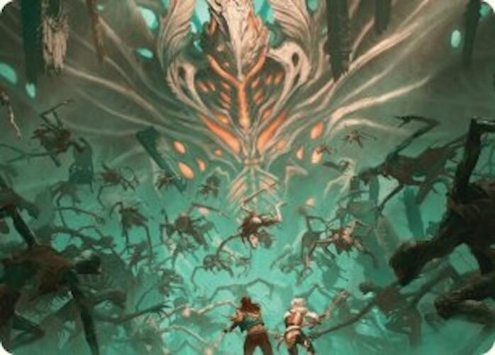 Valgavoth's Onslaught Art Card [Duskmourn: House of Horror Art Series] | Gear Gaming Fayetteville