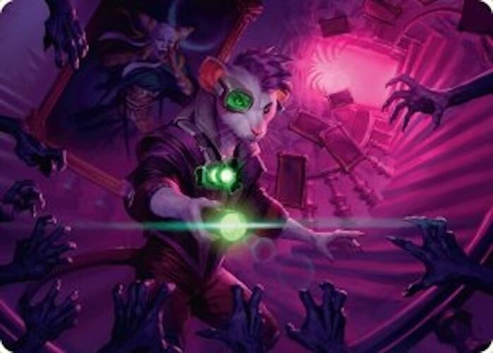 Nashi, Searcher in the Dark Art Card (21/54) [Duskmourn: House of Horror Art Series] | Gear Gaming Fayetteville