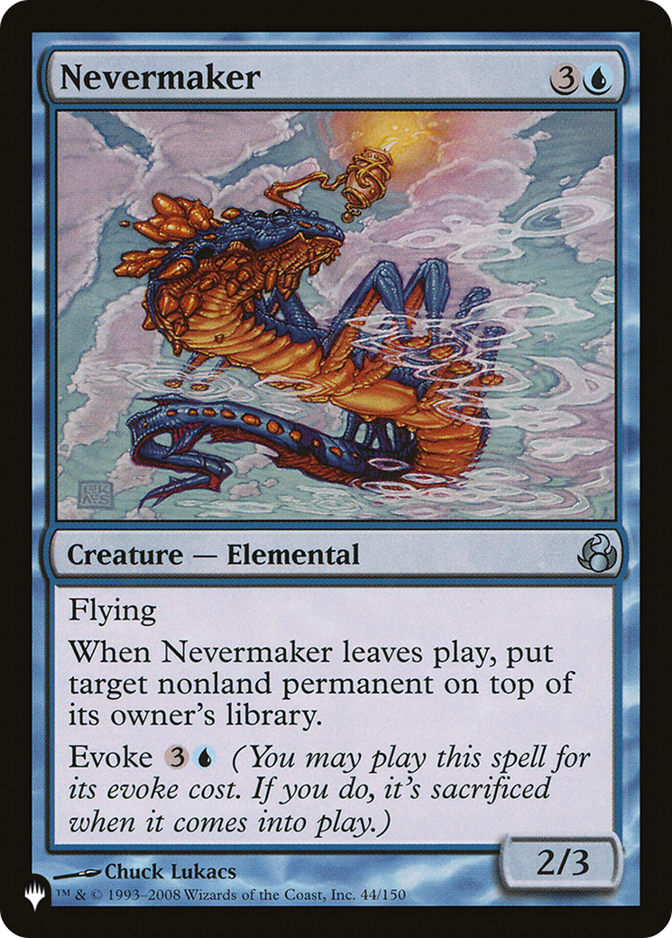 Nevermaker [The List Reprints] | Gear Gaming Fayetteville