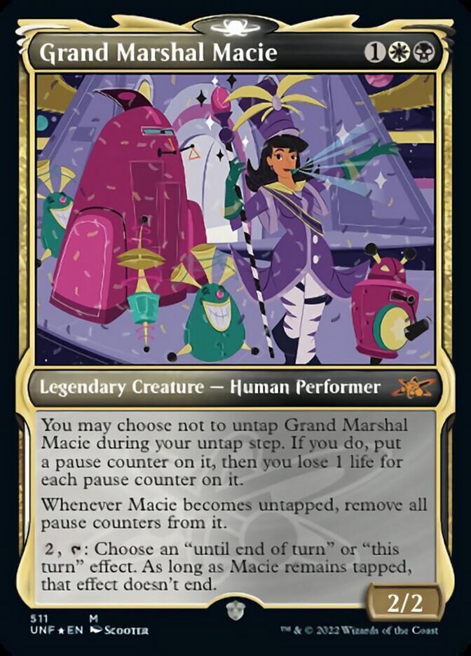 Grand Marshal Macie (Showcase) (Galaxy Foil) [Unfinity] | Gear Gaming Fayetteville