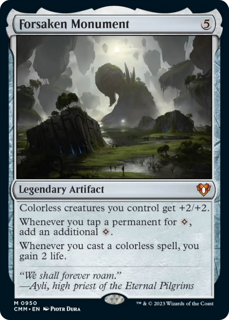 Forsaken Monument [Commander Masters] | Gear Gaming Fayetteville