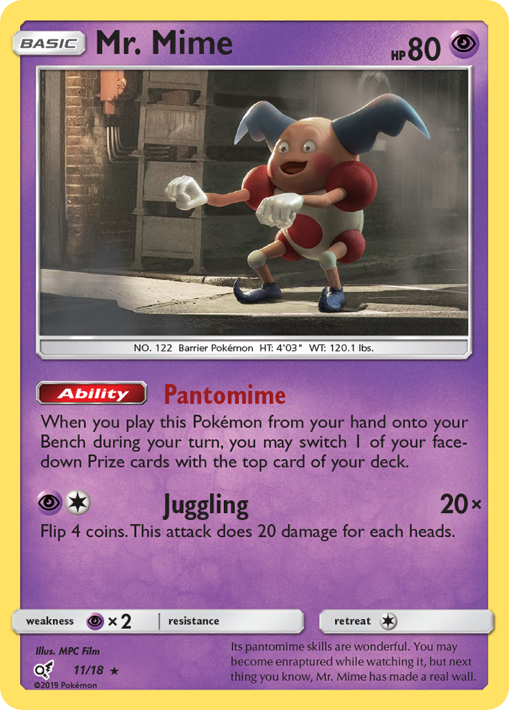 Mr. Mime (11/18) [Sun & Moon: Detective Pikachu] | Gear Gaming Fayetteville