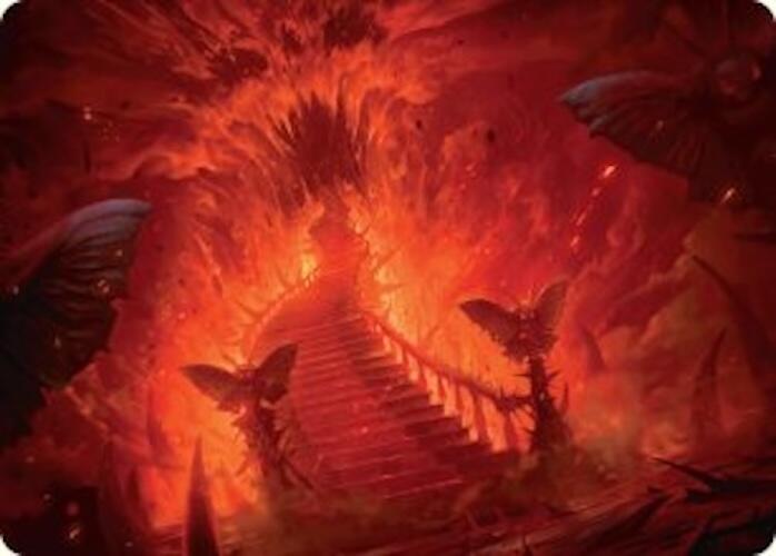 Mountain Art Card [Duskmourn: House of Horror Art Series] | Gear Gaming Fayetteville