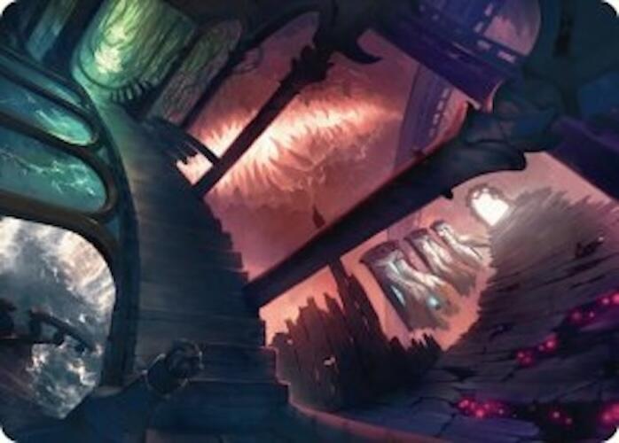 Terramorphic Expanse Art Card [Duskmourn: House of Horror Art Series] | Gear Gaming Fayetteville