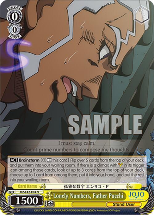 Lonely Numbers, Father Pucchi - [JoJo's Bizarre Adventure: Stone Ocean Premium Booster] | Gear Gaming Fayetteville