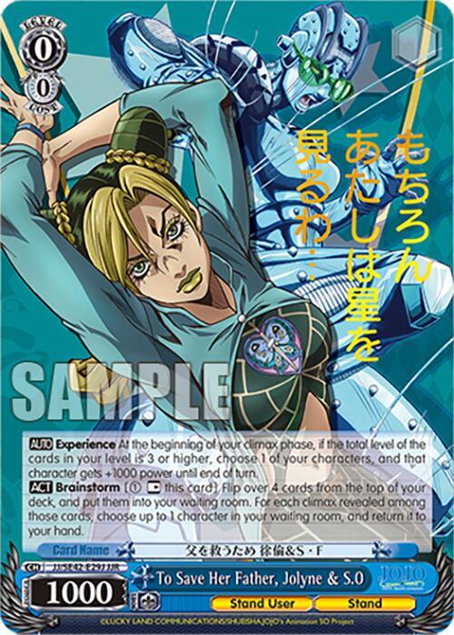 To Save Her Father, Jolyne & S.O (JJR) - [JoJo's Bizarre Adventure: Stone Ocean Premium Booster] | Gear Gaming Fayetteville