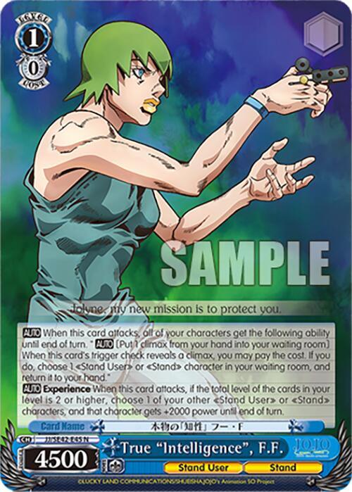 True "Intelligence", F.F. - [JoJo's Bizarre Adventure: Stone Ocean Premium Booster] | Gear Gaming Fayetteville