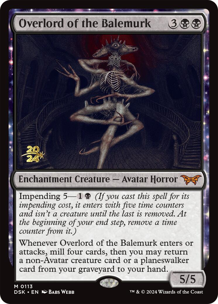 Overlord of the Balemurk [Duskmourn: House of Horror Prerelease Promos] | Gear Gaming Fayetteville