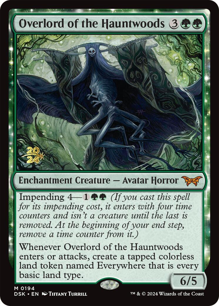 Overlord of the Hauntwoods [Duskmourn: House of Horror Prerelease Promos] | Gear Gaming Fayetteville