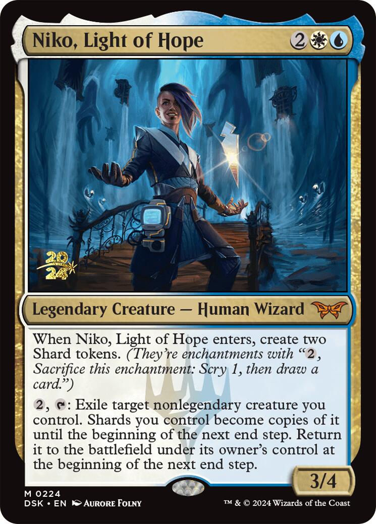 Niko, Light of Hope [Duskmourn: House of Horror Prerelease Promos] | Gear Gaming Fayetteville