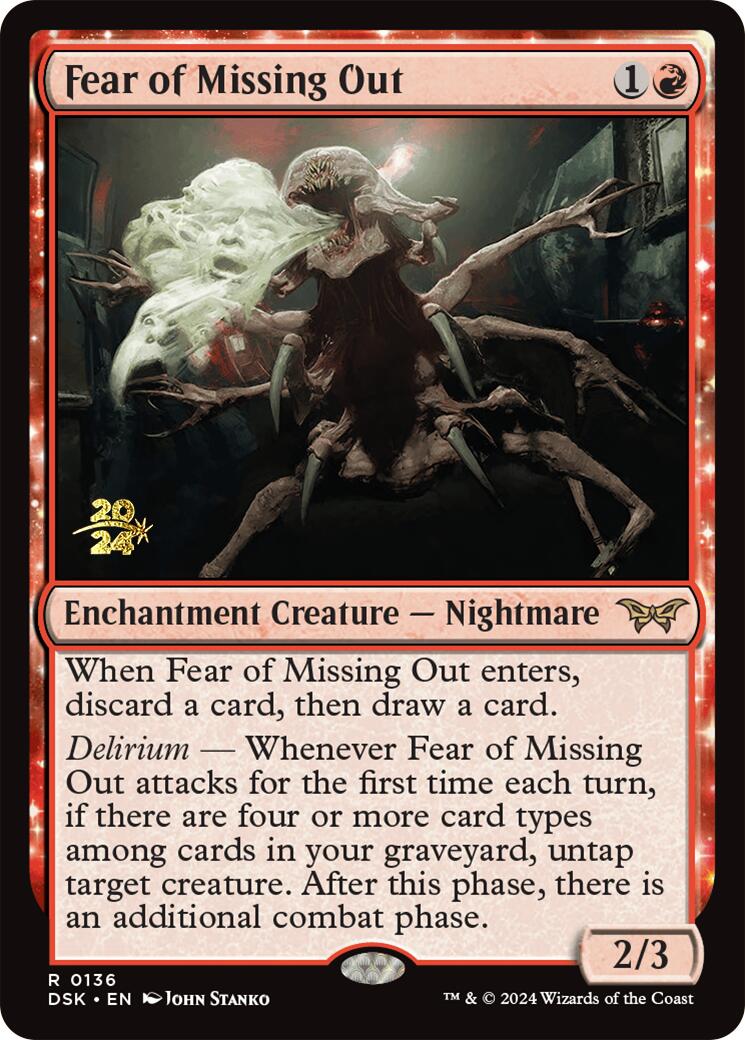 Fear of Missing Out [Duskmourn: House of Horror Prerelease Promos] | Gear Gaming Fayetteville