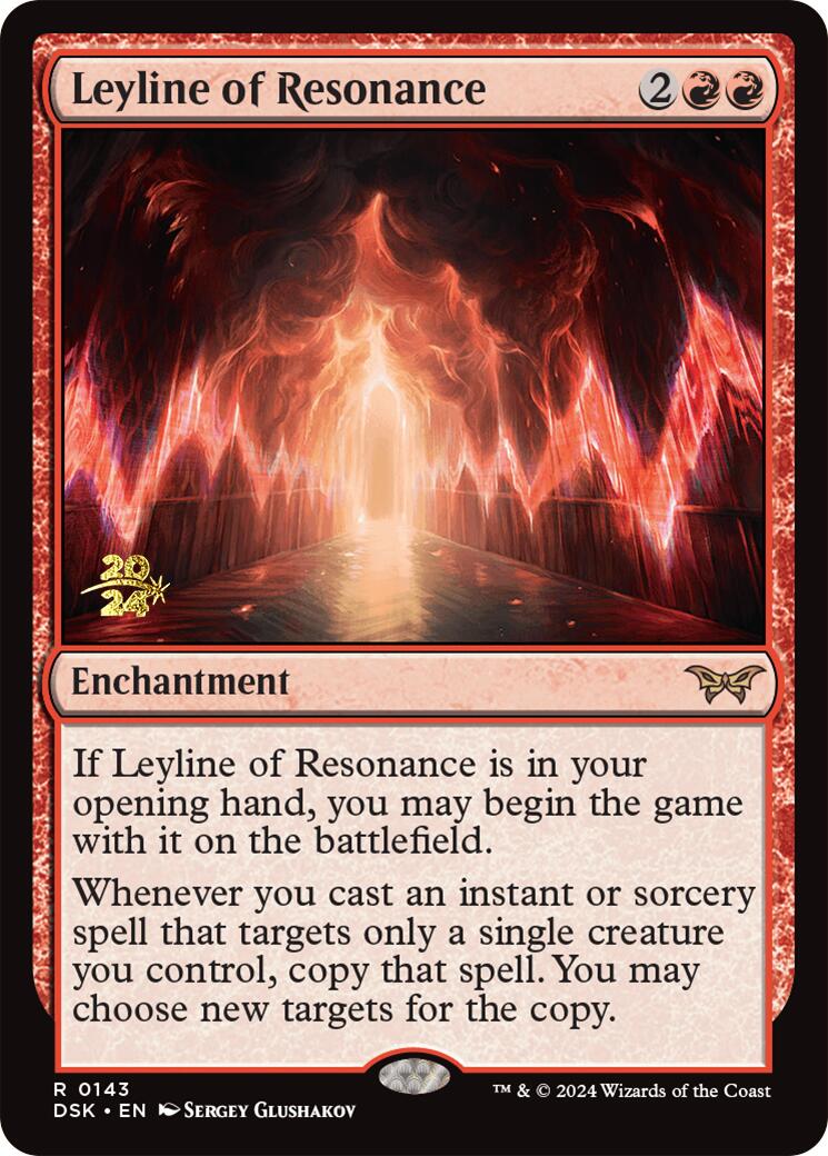 Leyline of Resonance [Duskmourn: House of Horror Prerelease Promos] | Gear Gaming Fayetteville