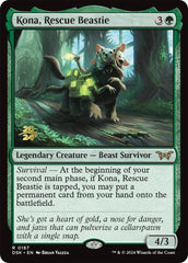 Kona, Rescue Beastie (0187) [Duskmourn: House of Horror Prerelease Promos] | Gear Gaming Fayetteville