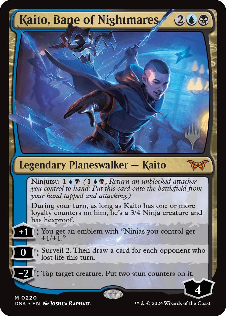 Kaito, Bane of Nightmares (Promo Pack) [Duskmourn: House of Horror Promos] | Gear Gaming Fayetteville